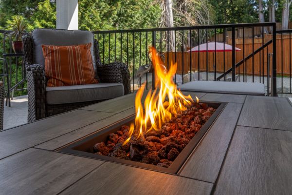 Gas Fire Pit Installation in Walnut Creek