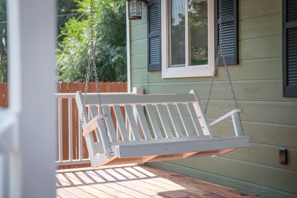 Porch Swing Installation in Walnut Creek
